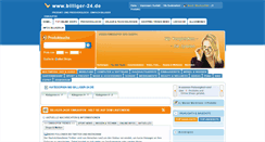 Desktop Screenshot of billiger-24.de