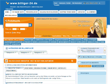 Tablet Screenshot of billiger-24.de